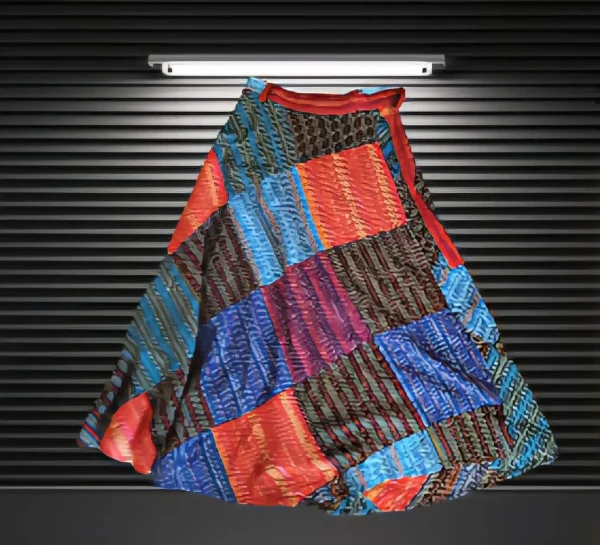 Falda larga artesanal