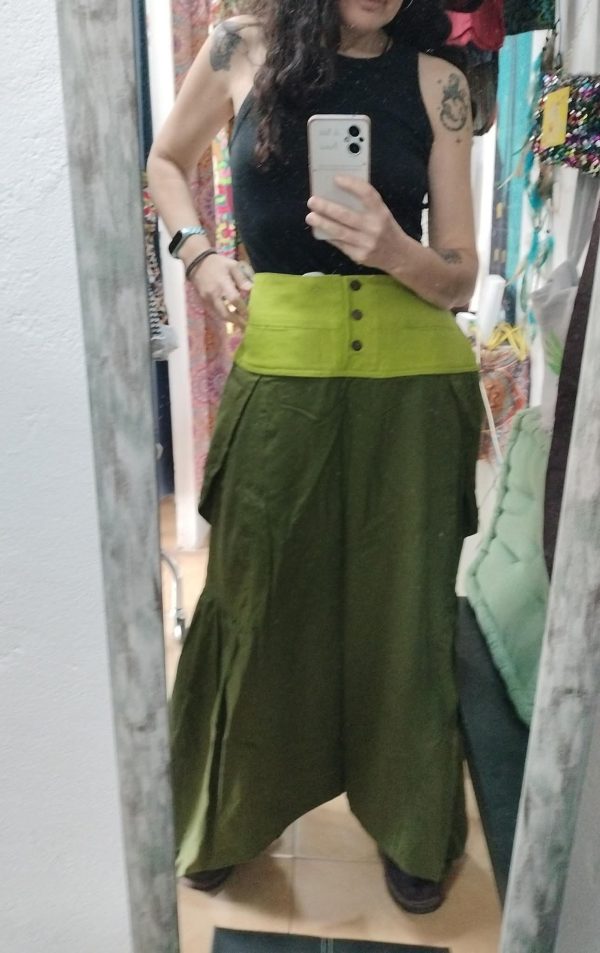 Sarouel. Pantalón harem de algodón - Imagen 4